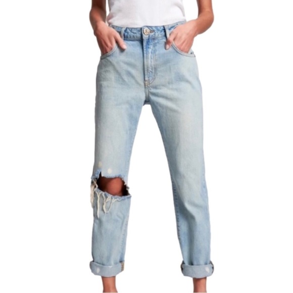 One Teaspoon Denim - ONE Teaspoon Awesome Baggies Jeans Kansas Blue Size 28